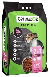 Optimizor Premium Puppy 2-In-1 Milky Bones 3Kg
