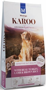 Karoo Adult Sensitive Gut Health Real Turkey, Lamb & Brown Rice 12Kg