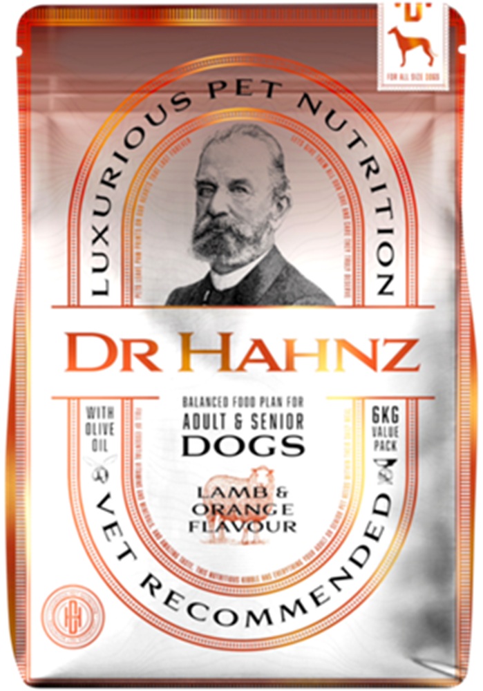 Dr Hahnz Adult & Senior Lamb & Orange 6Kg