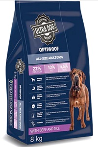 Optiwoof Adult Beef & Rice 20Kg