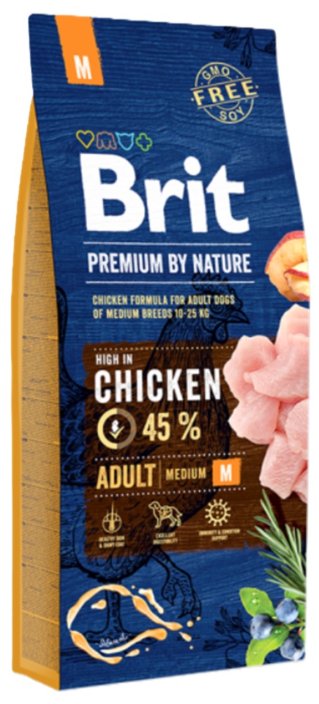 Brit Adult Medium Breed Chicken 15Kg