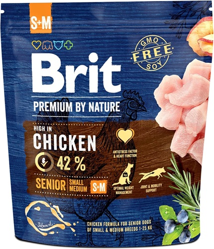 Brit Senior Premium Small-Medium Breed Chicken 1Kg