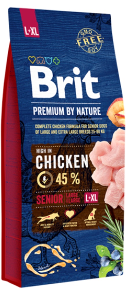 Brit Senior Large - X-Large Breed Chicken 15Kg