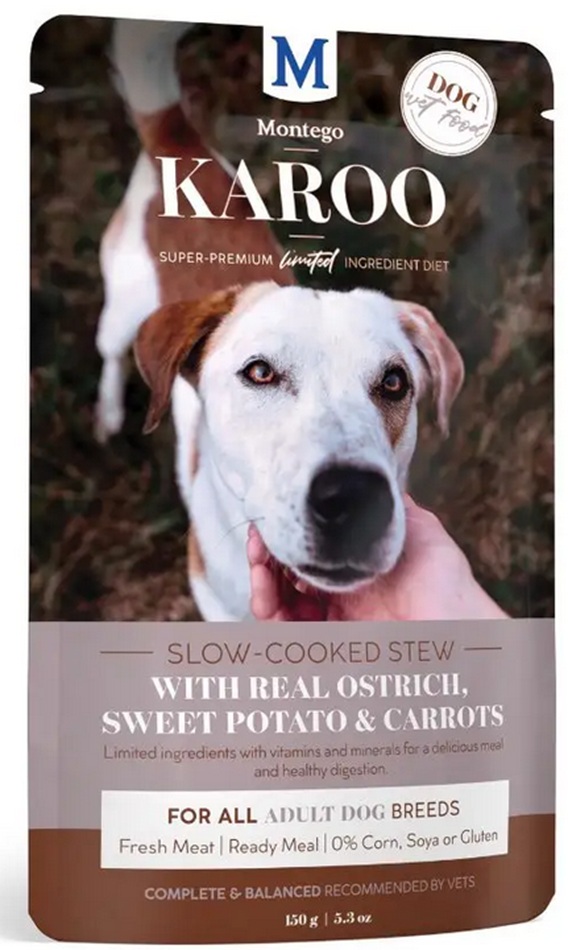 Karoo Ostrich, Sweet Potato & Carrots 150G