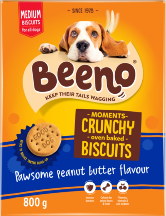 Beeno Medium Biscuits With Peanut Butter 800G