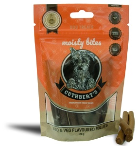 Cuthbert's Moistly Bites Bbq & Vegetable Rollies 120G