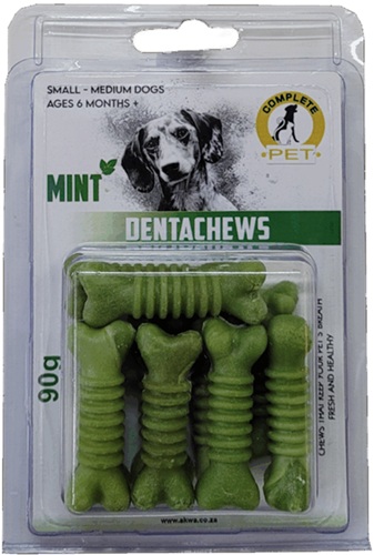 Complete Pet Dentachew Small Mint Treats 10Pk 90G