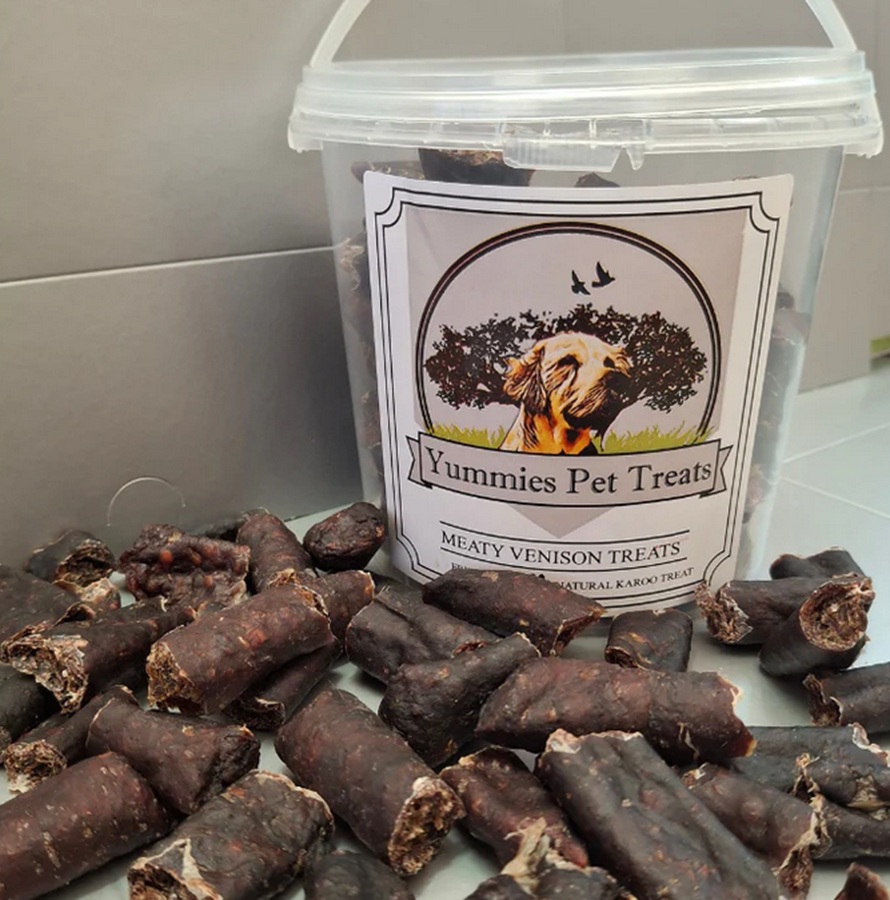 Yummies Free-Range Venison Training Bits Tub 400G