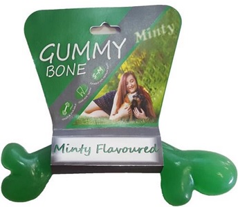 Pawsome Dental Minty Rubber Gummy Bone 13Cm