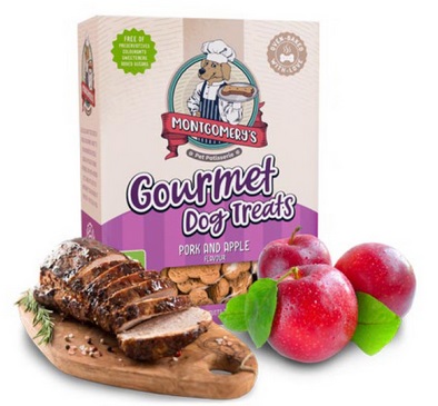 Montgomery's Gourmet Treats Pork & Apple 1Kg