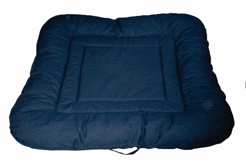 Akwa Rectangular Denim Bed Large 90X90Cm