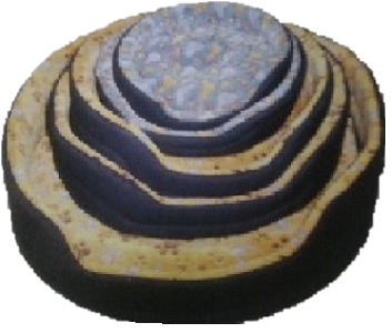 Akwa Denim And Fleece Bed With Cushion 84Cm Assorted