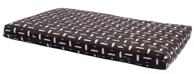 Rogz Retro Flat Black Brush Large 107X72X8Cm