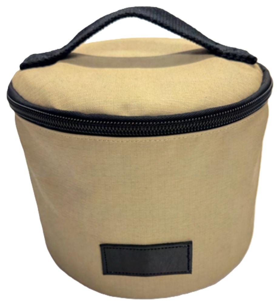 Huntlea Round Dry Food Carrier Sand 7L 25X25X16Cm