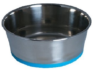 Rogz Slurp Bowlz Anti-Slip S/Steel Blue 1.7Lt