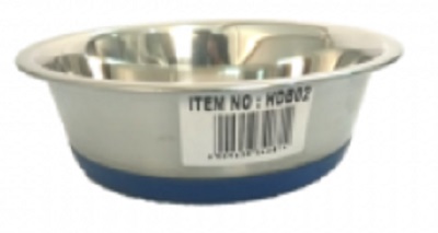 Petsa Anti-Skid Stainless Steel Bowl Blue Small
