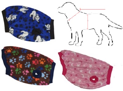 Pawsome Fleece Pullover No.10 28X35X48Cm Asstd.