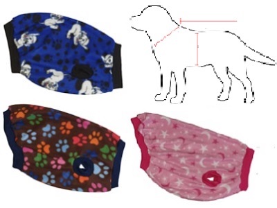 Pawsome Fleece Pullover No.14 34X59X69Cm Asstd.