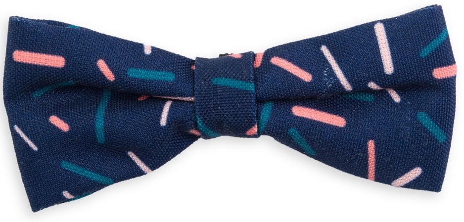 Dog's Life Xmas Bowtie Sprikles Of Life Navy Medium