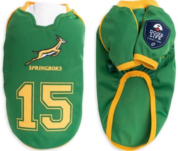 Dog's Life Rugby Springbok Jersey X-Small