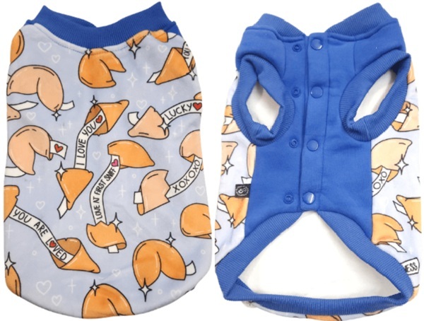 Dog Days Fortune Cookies Sweatshirt Blue 2Xlarge