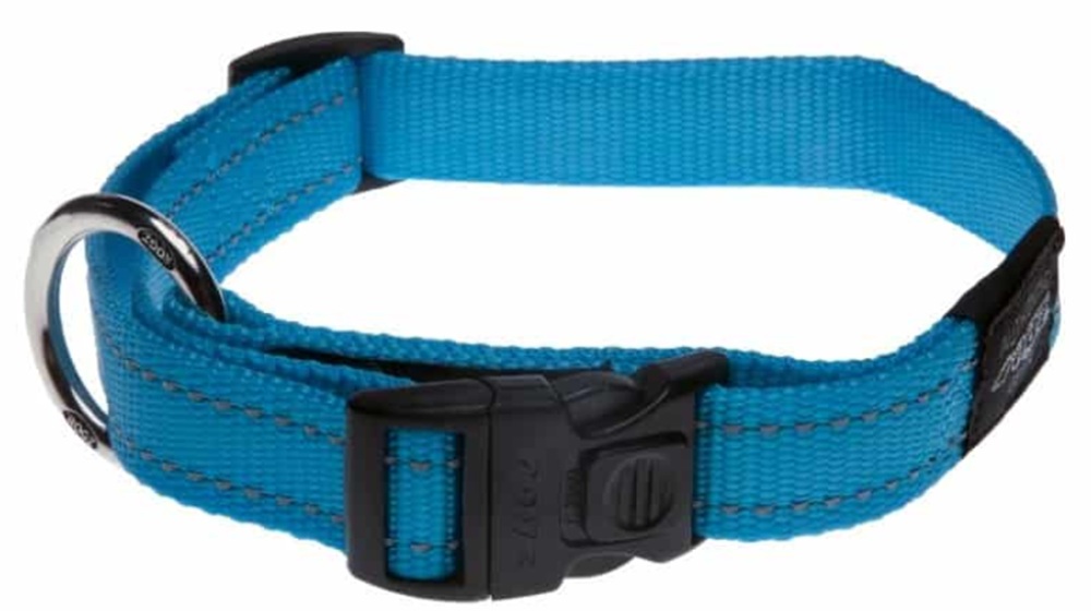 Rogz Utility Lumberjack Collar Turquoise 43-70Cm
