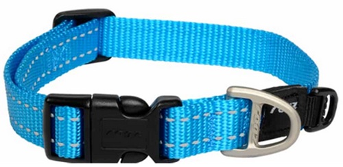 Rogz Utility Fanbelt Collar Turquoise 34-56Cm