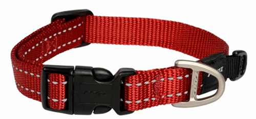 Rogz Utility Snake Collar Red 26-40Cm