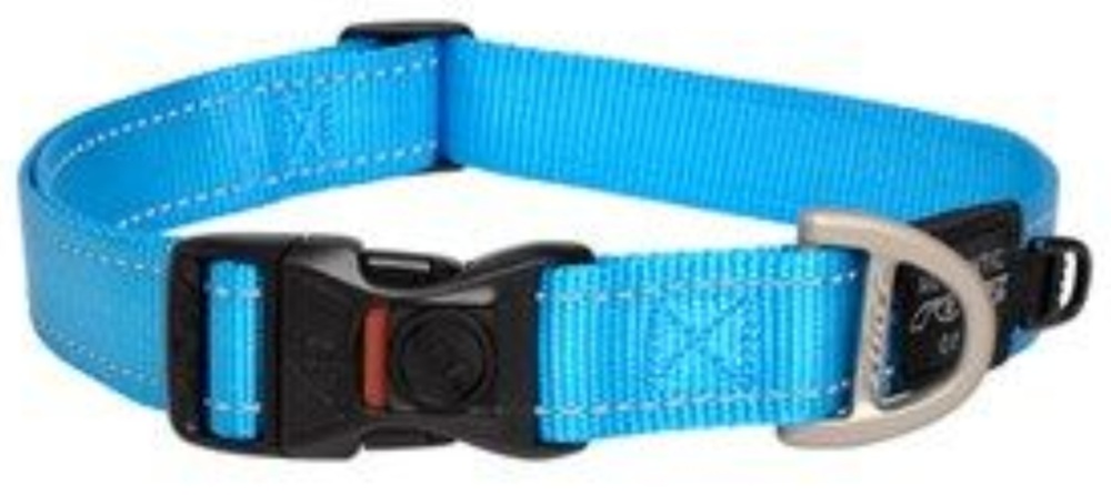 Rogz Utility Nitelife Collar Turquoise 20-30Cm