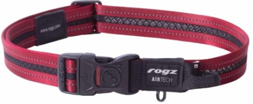 Rogz Airtech Classic Collar Rock Red Medium 26-40Cm
