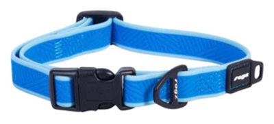 Rogz Amphibian Collar Large Blue 34-56Cm