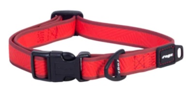 Rogz Amphibian Collar Large Red 34-56Cm