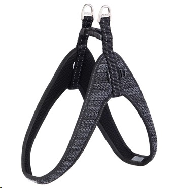 Rogz Fast-Fit Harness Black Medium/Large 58Cm