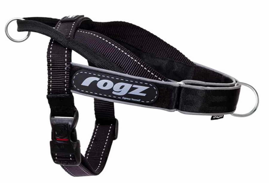 Rogz Letzgo Harness Black X-Large 36-64Kg