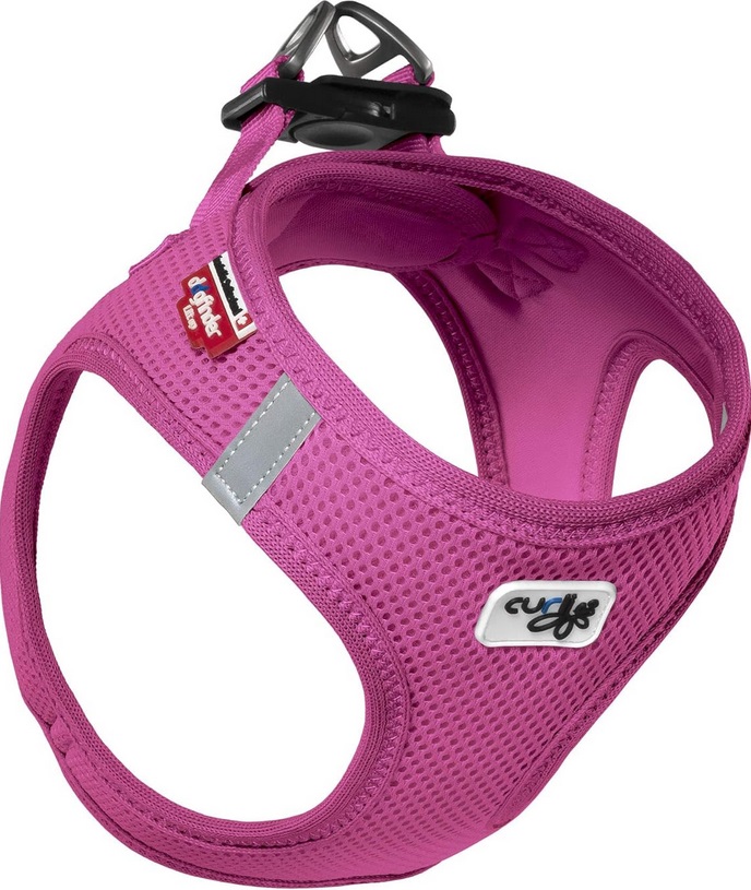 Curli Clasp Air Mesh Harness Medium Fuchsia