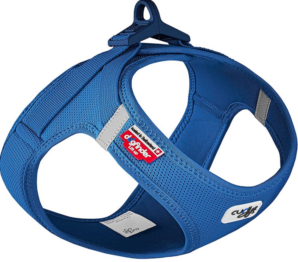 Curli Clasp Air Mesh Harness Extra Large Blue