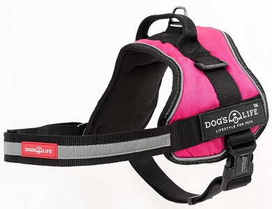 Dog's Life No-Pull Sport Harness Hot Pink 96-138Cm