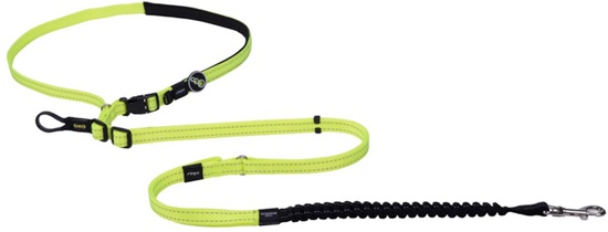 Rogz Handsfree Lead Dayglow Medium 16Mmx1.5-2.1M