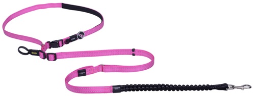 Rogz Handsfree Lead Pink Large 20Mmx1.5-2.1M