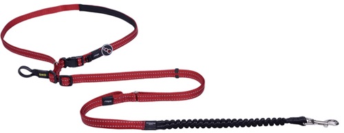 Rogz Handsfree Lead Red Xlarge 25Mmx1.5-2.1M