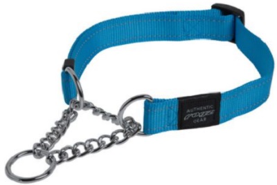Rogz Utility Control Choke Chain Turquoise 45-70Cm