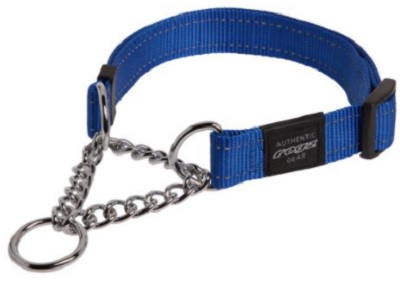 Rogz Utility Control Choke Chain Blue 31-45Cm