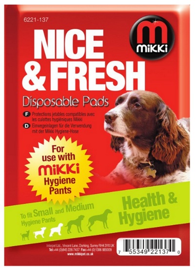 Mikki Disposable Hygiene Pads For Medium Pants