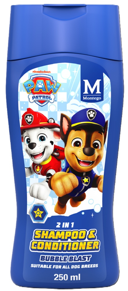 Montego Paw Patrol Bubble Blast Shampoo & Cond 250Ml