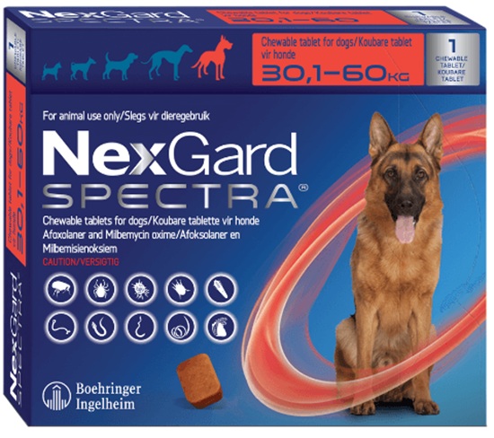 Nexgard Spectra X-Large 30.1-60Kg 1 Tablet
