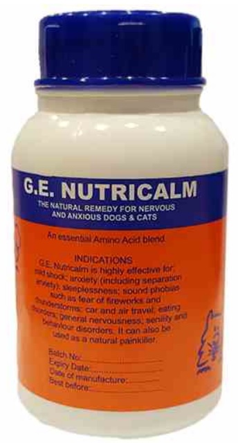 Nutricalm Calming Capsules For Dog, Cat & Horse 100'S