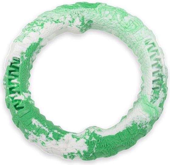 Dog's Life Tuff Foam Tug Ring Green