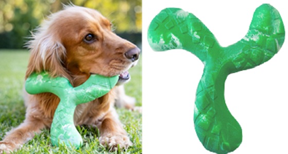 Dog's Life Tuff Foam Flyer Green