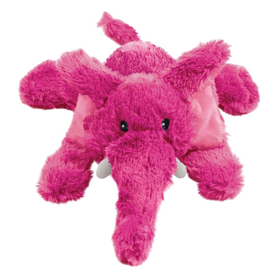 Kong Cozie Elmer Elephant Pink Small