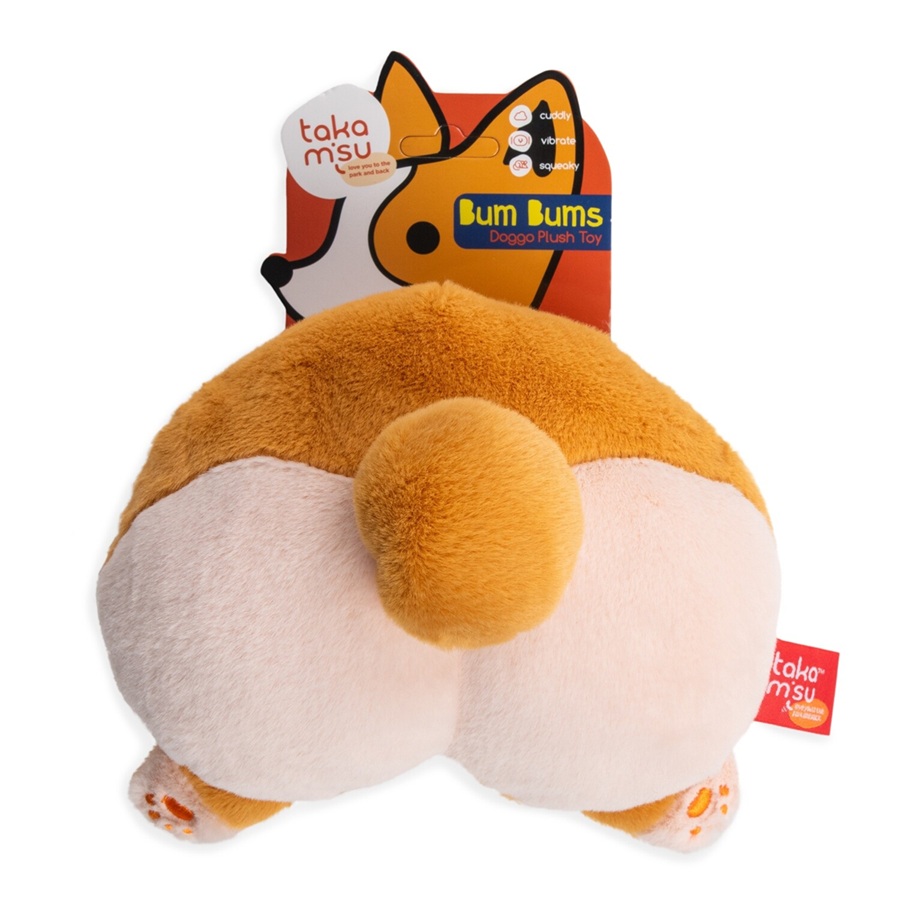 Bum Bums Corgi Plush Toy 18Cm